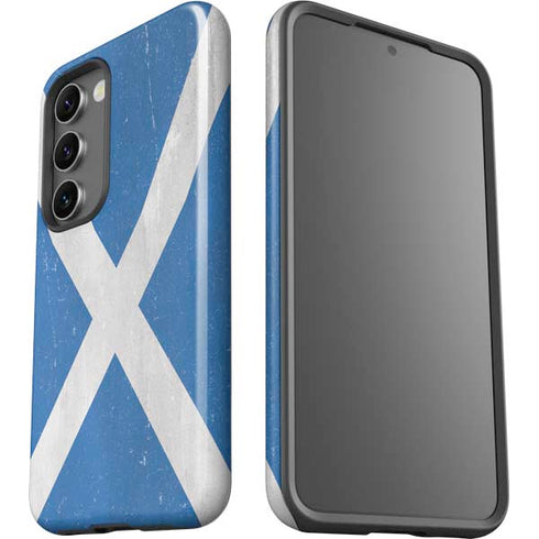 Scotland Flag Distressed Galaxy S23 Pro Case